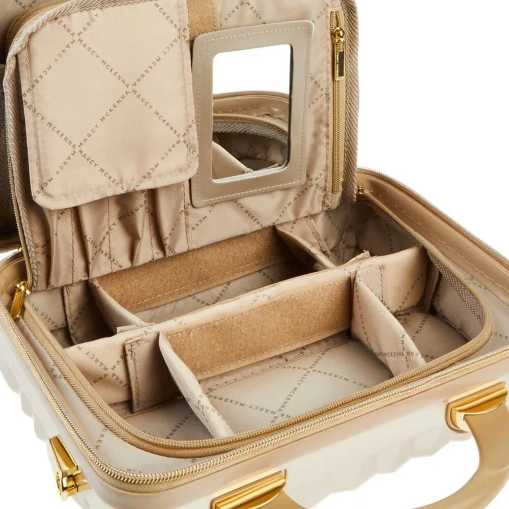 Marcy McKenna Gold Pattern Travel Case and Mini Case